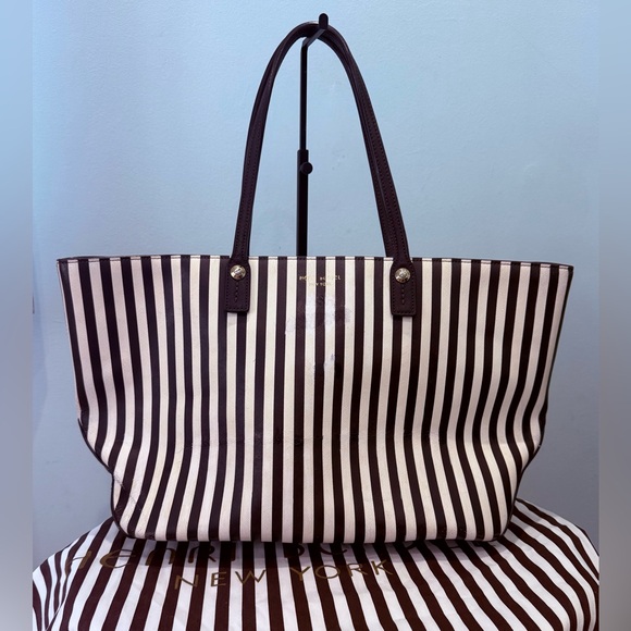 henri bendel W 57th street Centennial Stripes Tote